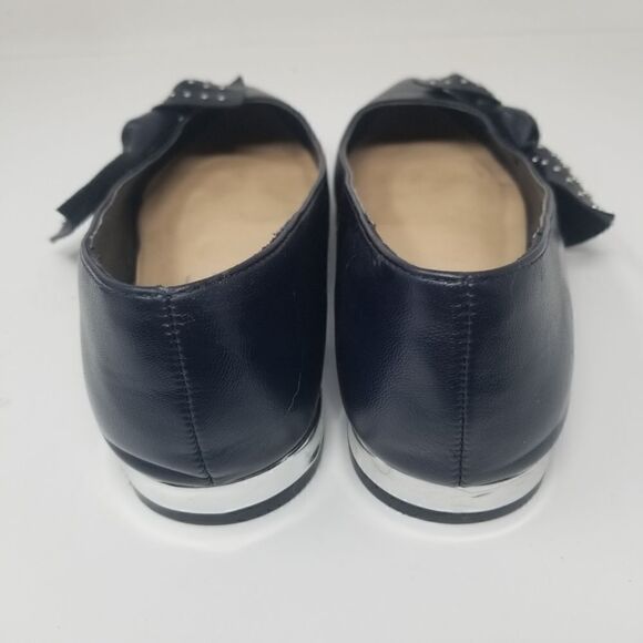 Annette Studio by Nanette Lepore. Cute flats with silver studded bow. - Picture 11 of 15
